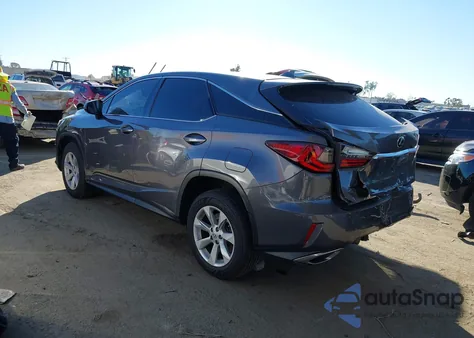 2017 Lexus Rx 350 z USA, uszkodzony, nr VIN 2T2ZZMCAXHC062138